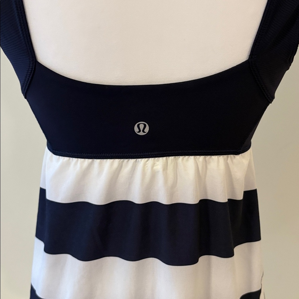 Lululemon Striped Navy and White Tank Top - Picture 8 of 10